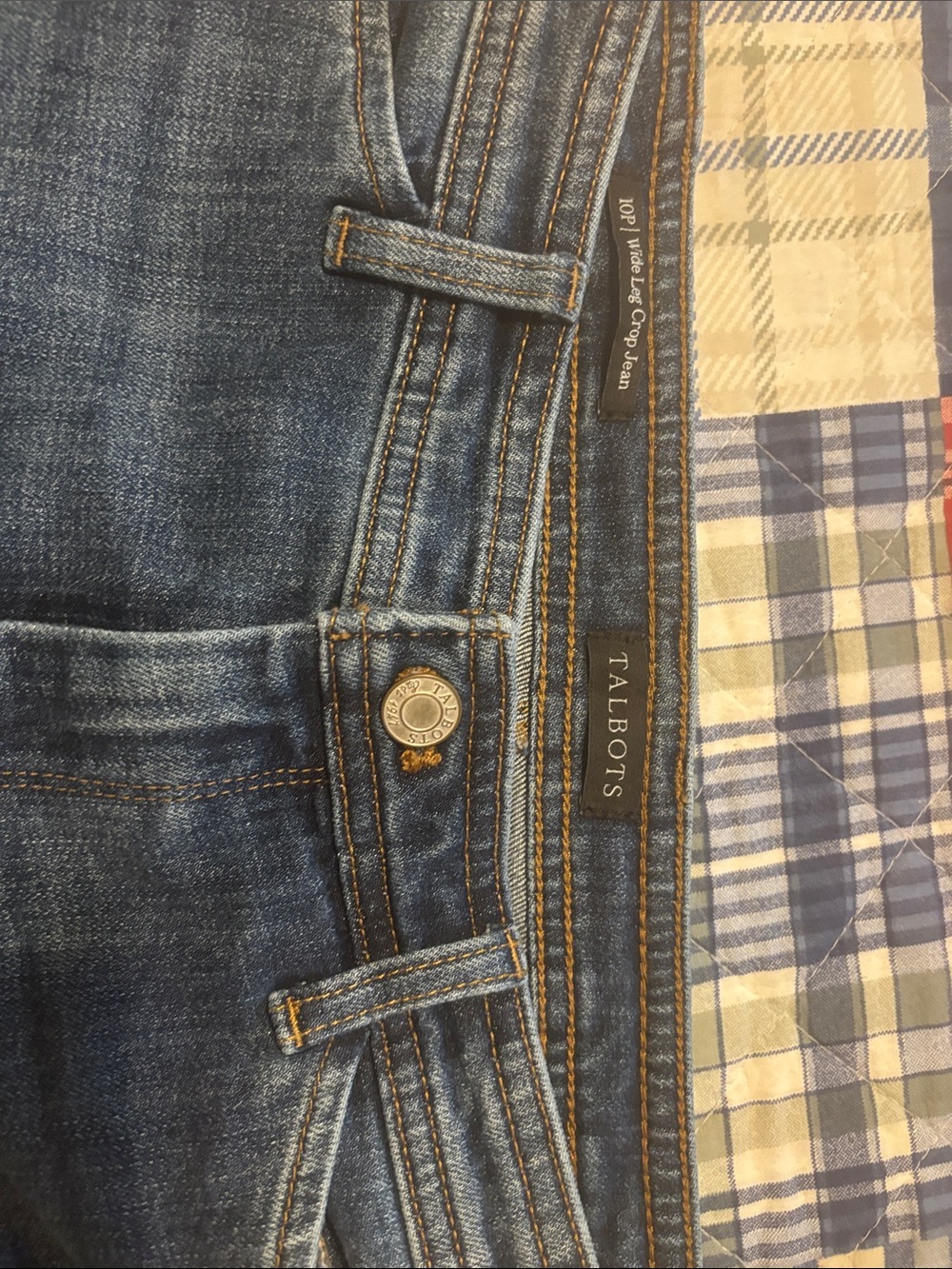 Talbots Dark Blue CropDenim Jeans